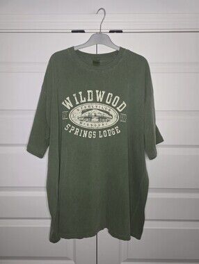 Authentic Pigment Mens 2X Wildwood Springs Lodge Steelville MO Green Tshirt